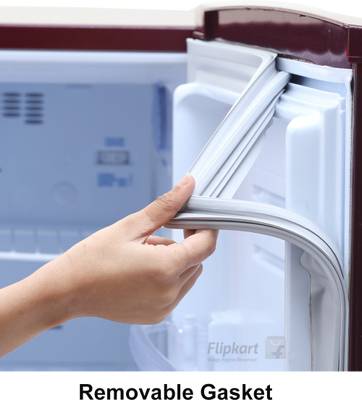 Kelvinator 235 L Frost Free Double Door Refrigerator (KA242PMX, Maroon Pixel) 