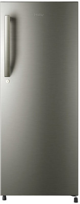 

Haier 195 L Direct Cool Single Door 5 Star Refrigerator(Brushed Silver, HRD-2156BS-H)