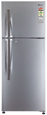 LG 258 L Frost Free Double Door 3 Star Refrigerator(Shiny Steel, GLM292RPZL)