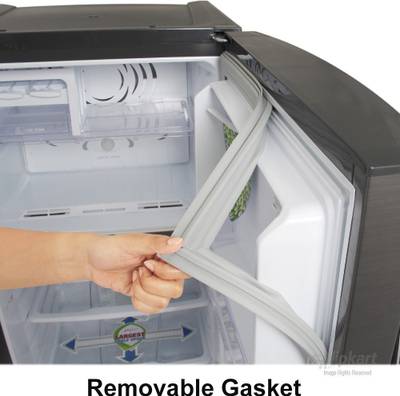 Godrej 330 L Frost Free Double Door Refrigerator (RT EON 330 P 2.3, Inox) 