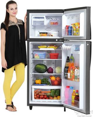 Godrej 330 L Frost Free Double Door Refrigerator (RT EON 330 P 2.3, Inox) 