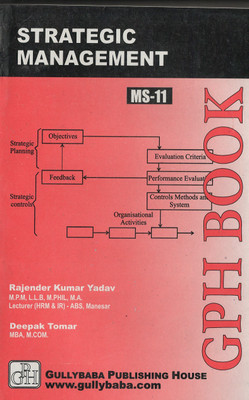 IGNOU MS-11 Strategic Management (Including Solved Question Papers)(Paperback, Expert Panel of Gullybaba)