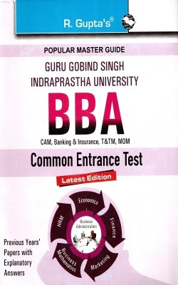 Ggsipu Bba Entrance Test Master Guide (Cam,Banking & Insurance,T&Tm,,Mom)(Paperback, RAMESH GUPTA)