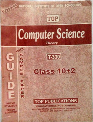 TOP Computer Science Theory Class 12 T-330(Paperback, TOP Publications)