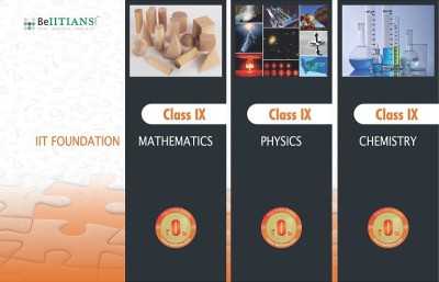 IIT Foundation Series-Class 9 (3 Books Inside!) Maths_Physics_Chem With Key & Sol_CD-ROM(Paperback, USN Edutech)