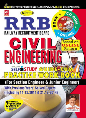 RRB Civil Engineering Self Study Guide-Cum- Practice Work Book (For Section Engineering & Junior Engineer) With Previous Years Solved Papers —English (With Cd)(Paperback, Think Tank of Kiran Prakashan, Pratiyogita Kiran & KICX)