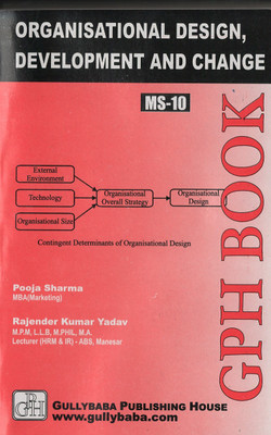 IGNOU MS-10 Organisational Design, Development And Change (Including Solved Question Papers)(Paperback, Expert Panel of Gullybaba)