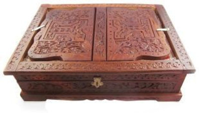 Wood Beauty Wooden Brown Book Rest(Width (Open) = 14 cm : Height (Open) = 18 cm)