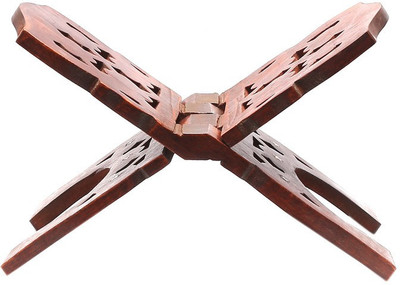 

Craftatoz Wooden Brown Rehal(Width (Open) = 15 cm : Height (Open) = 20 cm)