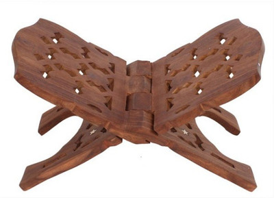

Onlineshoppee Wooden Brown Rehal(Width (Open) = 29 cm : Height (Open) = 18 cm)