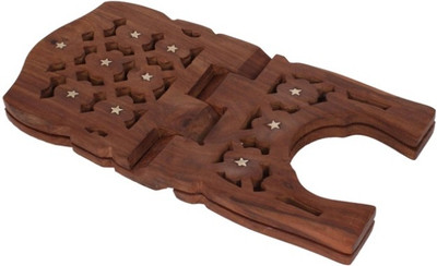 

Wood Beauty Wooden Brown Rehal(Width (Open) = 26 cm : Height (Open) = 20 cm)
