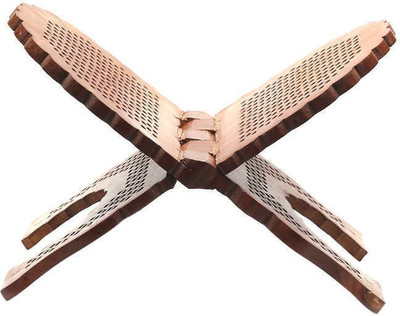 

Craftatoz Wooden Brown Rehal(Width (Open) = 20 cm : Height (Open) = 25 cm)