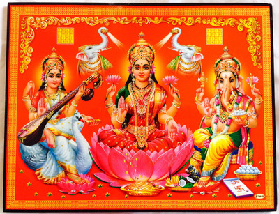 

KHOND GANPATI LAXMI SARASWATI Religious Frame