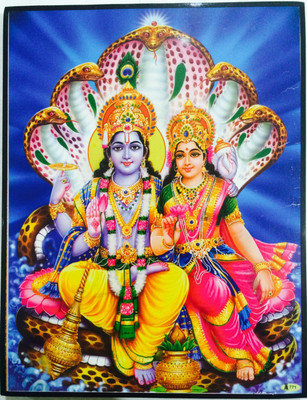 KHOND LAXMI-VISHNU PHOTO FRAME Religious Frame