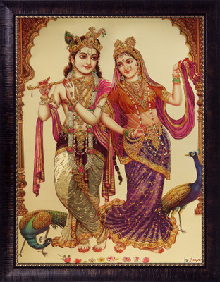 

SAF Radha krishna Religious Frame