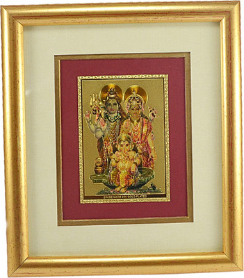 

Saamarth Impex Shiva Family Religious Frame