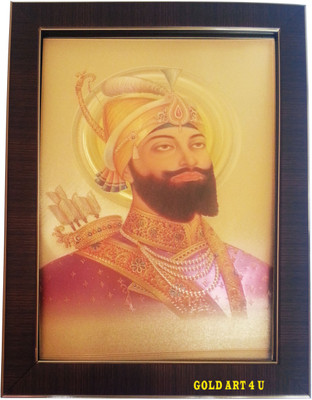 

Gold Art 4 U Guru Gobind Singh Religious Frame
