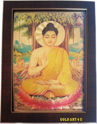 

Gold Art 4 U Gautama Buddha Religious Frame