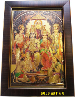 

Gold Art 4 U Ram Darbar Religious Frame