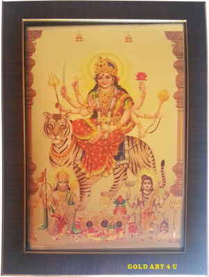 

Gold Art 4 U Durga Religious Frame