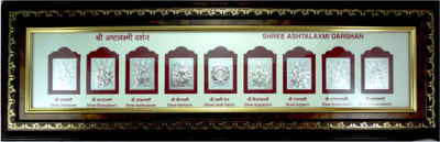 

Unitrees 999 Pure Silver Shree Ashtalaxmi Darshan Religious Frame