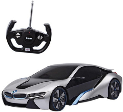 

Stuff Jam Rastar BMW I8 with Interior Light~Silver - Rc Cars for Kids(Silver)