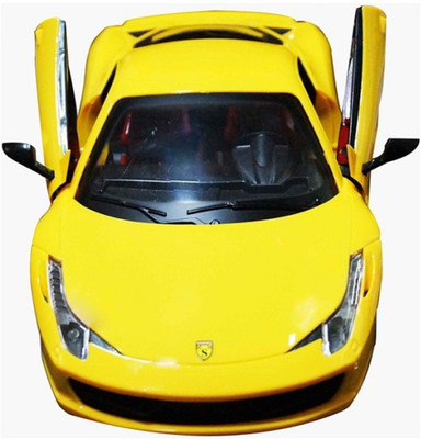 

Khareedi Bugatti Gravity Sensor & Dangling Control Toy Car With Steering (1:14)(Yellow)