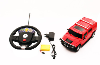 

Delhitradeonline Hummer car with streeing remote 5010 (scale 1:16)(Red)