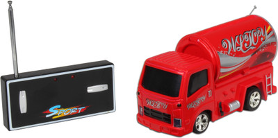 

Toys Bhoomi 1:64 Electric RC Mini Cooler Truck City Cars with Lights(Red)