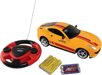

Toyzstation Steering Remote Radio Control Car(Yellow)