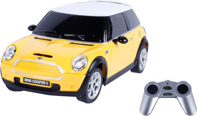 

Toyhouse Radio Remote Control 1:24 Mini Cooper S RC Scale Model Car(Yellow)