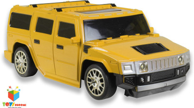

Toys Bhoomi Hot Selling 1:22 Rechargeable 4CH RC Hummer Car with Headlight(Yellow)