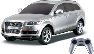 Toyhouse Radio Remote Control 1:24 AUDI Q7 RC Scale Model Car(Silver)