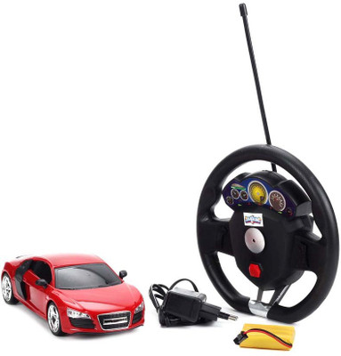 

Fantasy India Remote Control Rechargeable Gravity Sensor R/C Toy Car With Steering (1:18)(Red)