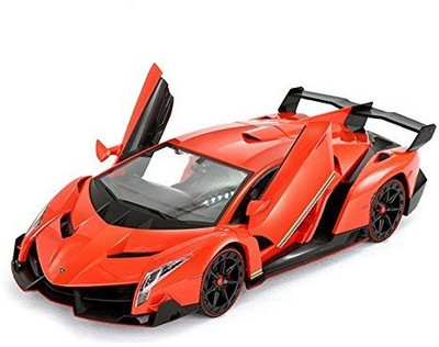 

The Flyer's Bay Lamborghini Veneno Style Full Function Rechargeable Car With Door Opening Feature (Red)(Multicolor)