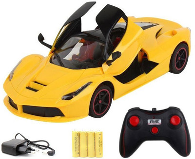

Flipzon Rc Ferrari Style Rechargeable Car 1:16 With Opening Doors(Yellow)