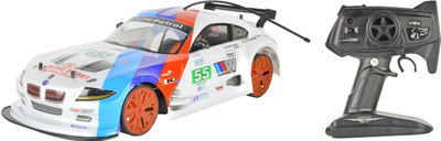 

Toy House Officially Licensed Drift Racing 1:10 Scale Model Car with Flash Lights, White(White)