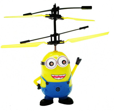 

Flipzon RC Despicable Me Minion Helicopter With Induction Toy(Multicolor)