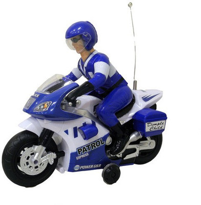 

Cp Bigbasket Radio Control Police Motorcycle with Lights And Sound(Blue)