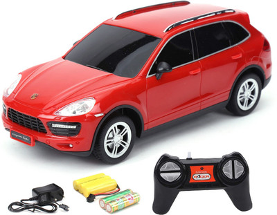 Flipzon RC Porsche Cayenne Turbo 1:24 Rechargeable Toy Car(Red)