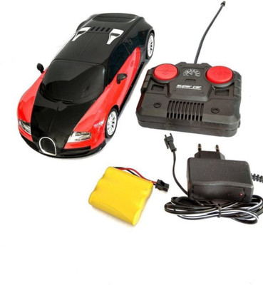 Toyoz Remote Controlled R/C Bugatti Model Car(Black, Red)