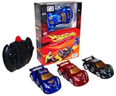 remote control car on wall