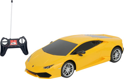 Toyhouse 1:24 Lamborghini Huracan Lp610-4 Rechargeable Rc Cary(Yellow)
