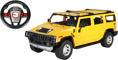 

Toyhouse 1:16 Hummer SUV w Gravity Sensor Steering Rechargeable RC CarY(Yellow)