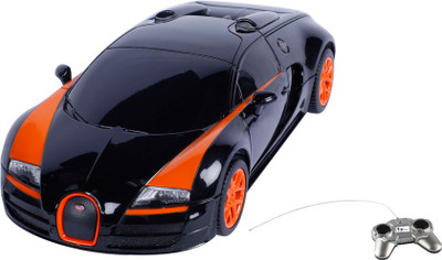 

Toyhouse Radio Remote Control 1:24 Bugatti Veyron 16.4 Grand Sport Vitesse RC Scale Model Car(Black)
