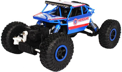 

Kiditos Rock Crawler 4WD Monster Four Wheel Drive Truck Rally Off Road Race Vehicle Car with 4x4 Rection Traction Feature(Multicolor)