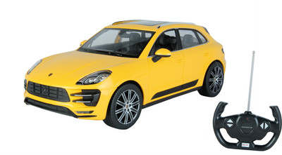 

Toy House Officially Licensed 1:14 Porsche Macan RC Scale Model Car, Yellow(Yellow)