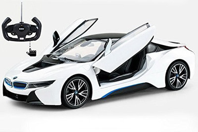 

Midea Tech Radio Control Model Car 1/14 BMW i8 Authentic Body Styling w/Open Doors RC Vehicles(White)