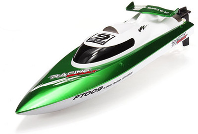 

WOPUTUO FT009 2.4G 4CH Remote Control High Speed RC Racing Boat with Water Cooling System(Green)