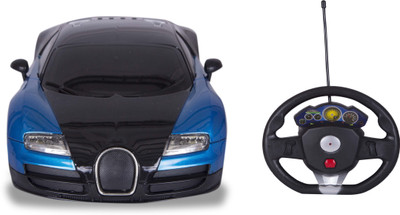 

Building Mart Steering Wheel Controlled 1:16 RC Bugatti Veyron(Blue)